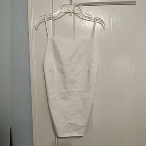 Zara Backless White Tank